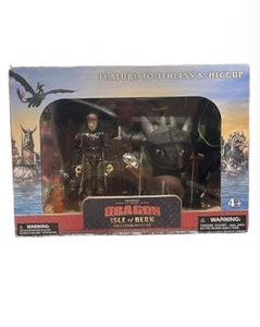 Universal Studios How To Train Your Dragon Toothless Isle of Berk Figurine Set - Picture 1 of 3