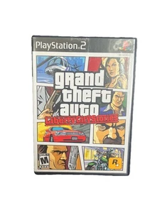 Grand Theft Auto GTA Liberty City Stories Sony PlayStation 2 PS2 Game CIB + Map - Picture 1 of 5