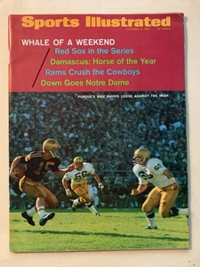 Mike Phipps 9 ottobre 1967 sport illustrato senza etichetta Purdue caldaie - Foto 1 di 2