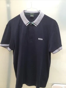 BOSS: Poloshirt, Dunkelblau, Größe S - Bild 1 von 5