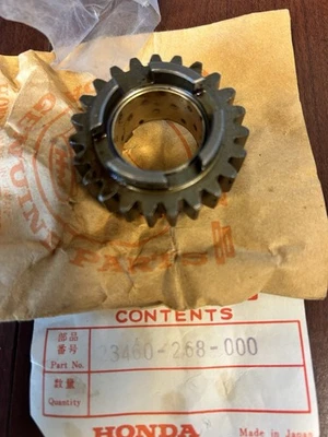 Honda CB CL CB77 CB72 CL77 Contraeje Tercera marcha 23T 23460-268-000 Nuevo de Lote Antiguo NUEVO Foto 1 de 4