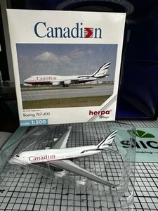 1:500 Herpa Canadian Canada North Goose Airlines Boeing 747 400 Modell 512183 - Bild 1 von 12