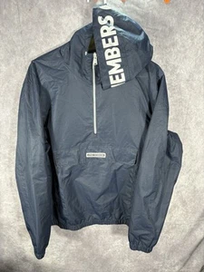 Members Only Jacket Mens Large Blue Sport 90s Y2K VTG Half Zip - Picture 1 of 7