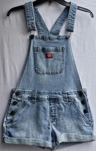 Dickies Mädchen Latzhose Trägerhose Damen klein blau Denim Arbeitsshortalls - Bild 1 von 7