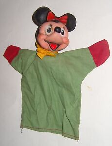 VINTAGE HAND PUPPET MINNIE MOUSE