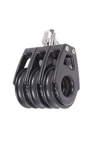 NAUTOS 92030 - SAILING BLOCK ORGANIC 57 MM - TRIPLE SWIVEL - SAILING HARDWARE - Picture 1 of 2