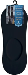 Invisible Trainer Socks No Show Shoe Liner Mens Womens Ladies Anti Slip Silicone - Picture 1 of 19