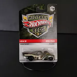 Hot Wheels (B) Willys Coupe Military Rods Army #15 of 26 flat green HTF 1/64 - Picture 1 of 12