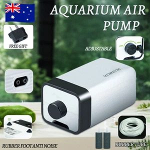 SunSun Aquarium Air Pump Oxygen Fountain Pond Aerator Water Fish Tank 2 Outlet - Picture 1 of 12