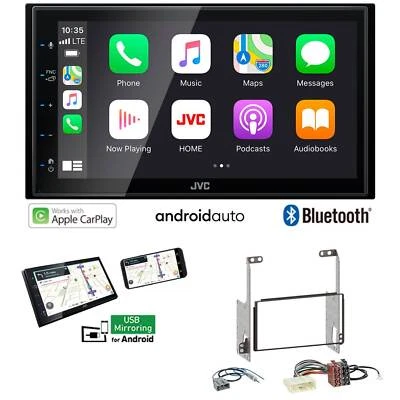 JVC KW-M560BT Autoradio Apple CarPlay Android Auto für Nissan X-Trail 2007-2014 - Bild 1 von 4