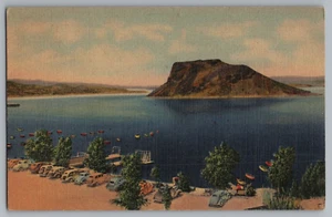 Boat Landing And Bathing Beach New Mexico Postcard - Picture 1 of 2