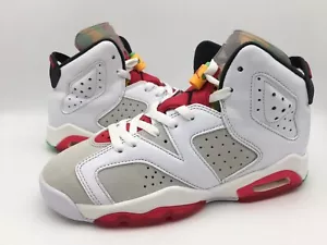 Nike Air Jordan 6 Retro Hare GS 384665-062 Schuhe Größe 5,5Y / Damen 7 - Bild 1 von 9