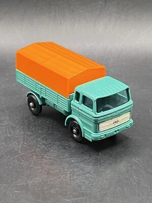 Matchbox Lesney Mercedes Truck Orange Cap #1 1-75 Vintage Collectible Toy Car - Image 1 of 4