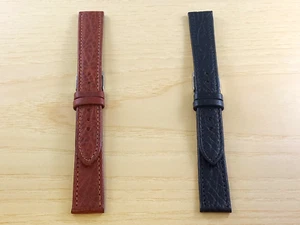 Cinturino XL toro vera pelle colori marrone e nero ansa 18mm - Imagen 1 de 4