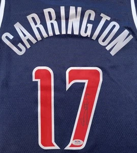Carlton "Bub" Carrington Signed Autographed Washington Wizards Jersey PSA/DNA - Picture 1 of 3