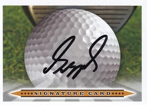 SEPP STRAKA FIRMATA AUTO'D SIGNATURE CARD PGA TOUR GOLF UNIVERSITÀ DELLA GEORGIA - Foto 1 di 3