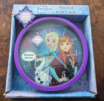 Relógio musical Disney Frozen toca Let It Go - Imagem 1 de 4