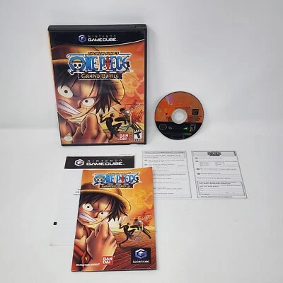 One Piece: Grand Battle (Nintendo GameCube) CIB Complete w/ Reg. card - TESTED - Image 1 of 4