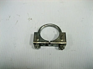 (6) Abrazadera silenciadora de acero de 1-3/4" con tuercas, chapada en zinc. Hecho en EE. UU. - Imagen 1 de 1