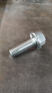 (Lote de 50) Pernos de brida dentada de 1/2" x 1-1/2" de largo, galvanizado, acero grado 5 - Imagen 1 de 4