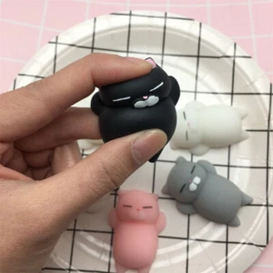 Cute Mochi Squishy Cat Squeeze Healing Fun Kids Kawaii Toy Stress Reliever Decor - Picture 1 of 6