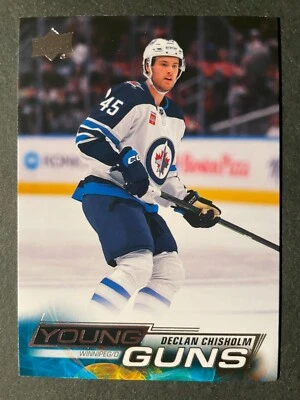 Declan CHISHOLM 2022-23 Upper Deck Series 2 Young Guns #486 Winnipeg Jets - Image 1 of 2