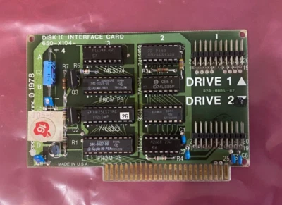 ✅ ⌘ Apple II Disk II Interface Card 650-X104- TESTED - Image 1 of 2