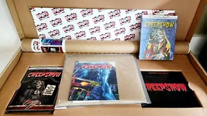 Creepshow 4K Set: Steelbook, Slipcovers, Posters, Pins, Cards, Sticker New Mint - Picture 1 of 10