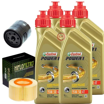 CASTROL – HIFLO – CHAMPION KIT TAGLIANDO COMPLETO OLIO CASTROL + FILTRO OLIO + ARIA BMW R1100 RT 1100 2001
