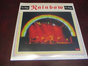 RITCHIE BLACKMORE RAINBOW ON STAGE RTI USA PRESSED 2 LP GREEN COLORED VINYL SET - Picture 1 of 1