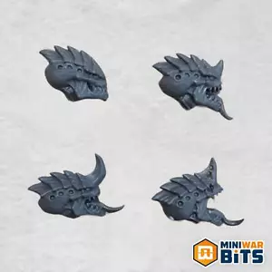 Hormagaunt Assorted Head (x4) Bits - Warhammer 40k Tyranids - Picture 1 of 1