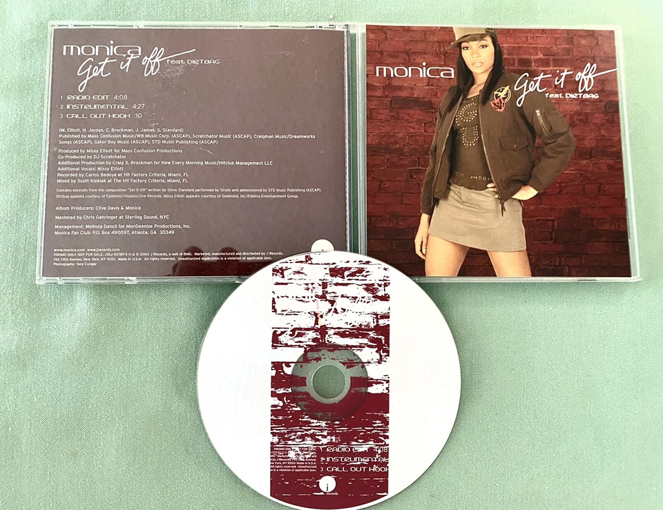 Monica         ** PROMO CD **        Get It Off - Image 1 of 1
