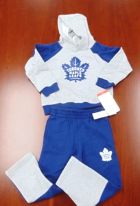 NHL TORONTO MAPLE LEAFS 2 PIECE SWEATPANTS SWEATSHIRT SIZE TODDLER 3T - Picture 1 of 5