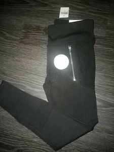 Girls justice high waist active legging 7 new black - Picture 1 of 3