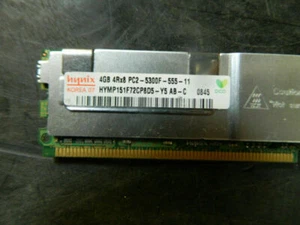 Hynix HYMP151F72CP8D5-Y5 4GB 4Rx8 PC2-5300F-555-11 - Picture 1 of 1