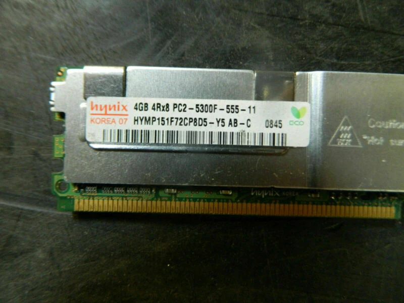 Hynix HYMP151F72CP8D5-Y5 4GB 4Rx8 PC2-5300F-555-11 - Image 1 of 1