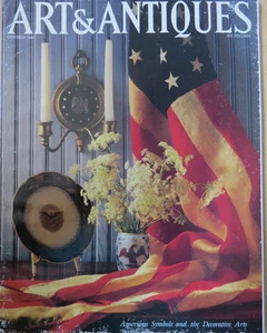 Arts & ANTIQUES OCT 1984 American Allegience Eagle Emblems DECORATIVE ART ISSUE - Picture 1 of 3