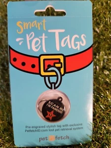 Pet Fetch Smart Pet Tags Sistema di recupero animali persi NUOVO - Foto 1 di 8
