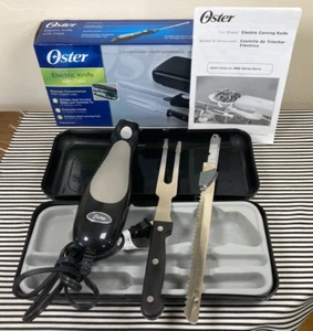 Oster Electric Carving Knife With Storage Case, Box, & Fork - Picture 1 of 2