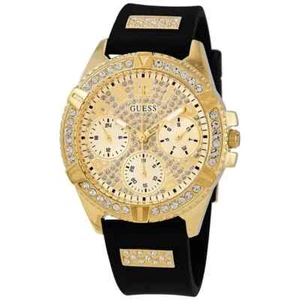 Guess Ladies Frontier Crystal Stainless Steel Quartz Watch - W1160L1 NEW - Picture 1 of 4
