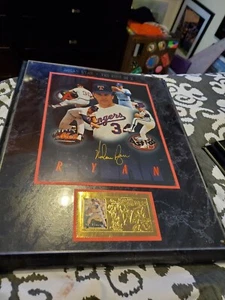 Nolan Ryan King Of K Autographed 11x14 Marble Plaque - Picture 1 of 5