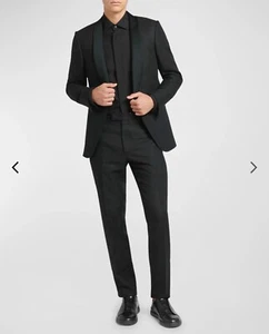 Zegna Men's Shawl-Collar Satin  Tuxedo Suit Jacket 50 R US New $1585 - Picture 1 of 19