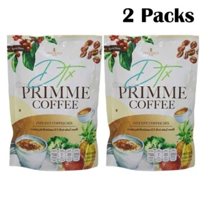 2X PRIMME Coffee DTX Instant Mix Fiber Fat Burn Firm Healthy Weight Management - Picture 1 of 13