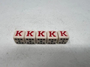 Vintage 1950's pocket game of Poker Dice - Picture 1 of 3