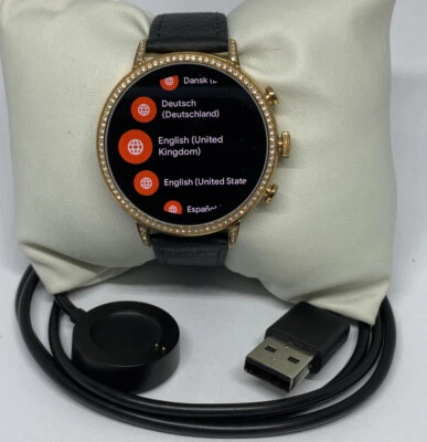 Fossil Gen 4 Authentic Digital Dial Smart Watch Custom Band FTW6011 DC506 - Image 1 of 4