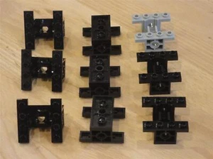9 LEGO Technic GETRIEBEBOXEN ~ 8 schwarz & 1 grau ~ 06585 - Bild 1 von 1