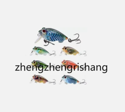 7PCS Fishing Lure Swimbait Minnow Trout Hard Artificial Saltwater Crankbait Hook - Image 1 of 4