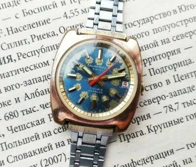 Reloj Vintage CAUNYMATIC cal. Automático suizo para mujer AS 1783 chapado en oro años 60 Foto 1 de 4