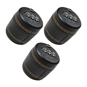  3 Pezzi Tappo di Bloccaggio per Bottiglie di Vino, 3 Cifre Combinazione Password Blocco Bottiglie di Vino, - Foto 1 di 12