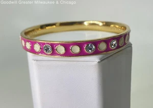 Kate Spade New York Designer Armband & Tasche goldfarben Strass Emaille, 37,2 g - Bild 1 von 4